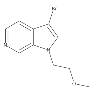 3-Bromo-1-(2-methoxyethyl)-1H-pyrrolo[2,3-c]pyridine Structure