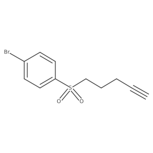 1-Bromo-4-(pent-4-YN-1-ylsulfonyl)benzene Structure