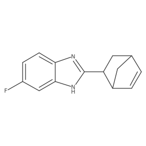 2-{bicyclo[2.2.1]hept-5-en-2-yl}-6-fluoro-1H-1,3-benzodiazole Structure