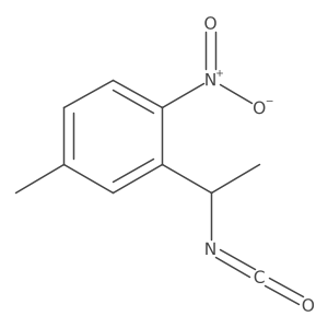2-(1-Isocyanatoethyl)-4-methyl-1-nitrobenzene Structure