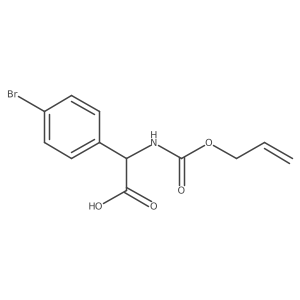 2-(4-Bromophenyl)-2-{[(prop-2-en-1-yloxy)carbonyl]amino}acetic acid结构式
