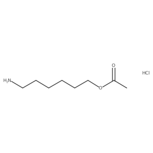 6-Aminohexyl acetate hydrochloride结构式
