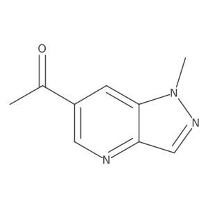 1-(1-Methyl-1H-pyrazolo[4,3-b]pyridin-6-yl)ethan-1-one结构式