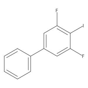 3,5-Difluoro-4-iodo-1,1'-biphenyl结构式
