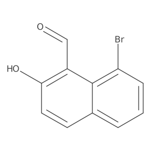 8-Bromo-2-hydroxy-1-naphthaldehyde结构式