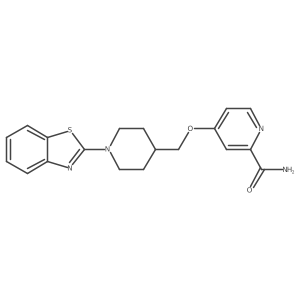 4-{[1-(1,3-Benzothiazol-2-yl)piperidin-4-yl]methoxy}pyridine-2-carboxamide Structure