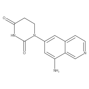 1-(8-Aminoisoquinolin-6-yl)-1,3-diazinane-2,4-dione结构式