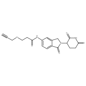 Lenalidomide-5'-CO-PEG1-propargyl Structure