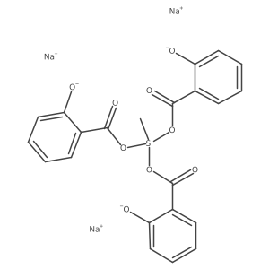 Monomethyltrisilanol salicylate trisodium结构式