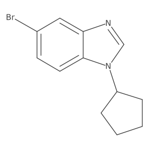5-Bromo-1-cyclopentyl-1H-benzo[d]imidazole Structure