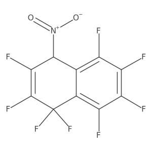 1,1,2,3,5,6,7,8-Octafluoro-1,4-dihydro-4-nitronaphthalene Structure
