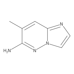 7-Methylimidazo[1,2-b]pyridazin-6-amine结构式