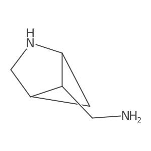 rac-[(1R,4S,5R)-2-azabicyclo[2.1.1]hexan-5-yl]methanamine结构式
