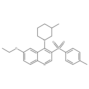 6-Ethoxy-4-(3-methylpiperidin-1-yl)-3-tosylquinoline Structure