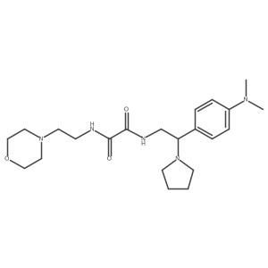 N1-(2-(4-(dimethylamino)phenyl)-2-(pyrrolidin-1-yl)ethyl)-N2-(2-morpholinoethyl)oxalamide Structure