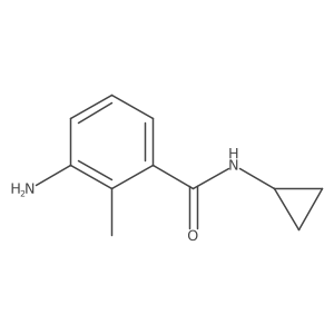 3-Amino-N-cyclopropyl-2-methylbenzamide Structure