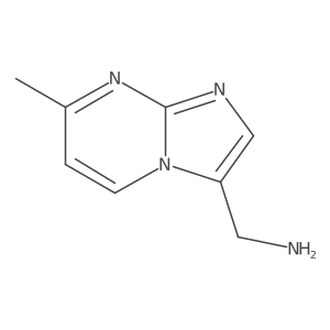 (7-Methylimidazo[1,2-A]pyrimidin-3-YL)methanamine Structure