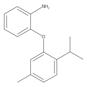 2-(2-Isopropyl-5-methylphenoxy)aniline Structure