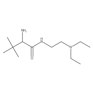 (S)-2-Amino-N-(2-(diethylamino)ethyl)-3,3-dimethylbutanamide Structure