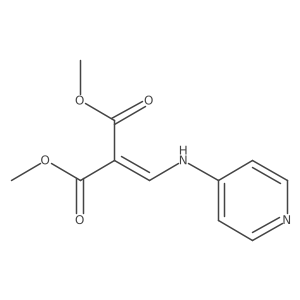 1,3-Dimethyl 2-{[(pyridin-4-yl)amino]methylidene}propanedioate结构式