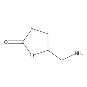 1,3-Oxathiolan-2-one, 5-(aminomethyl)- Structure