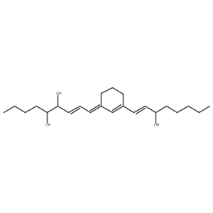 1-[3-(3-Hydroxyoct-1-enyl)cyclohex-2-en-1-ylidene]non-2-ene-4,5-diol结构式