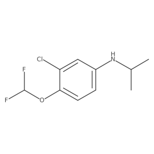 3-Chloro-4-(difluoromethoxy)-N-isopropylaniline Structure