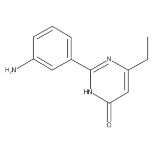 2-(3-Aminophenyl)-6-ethyl-3,4-dihydropyrimidin-4-one Structure