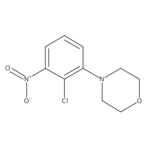 4-(2-Chloro-3-nitrophenyl)morpholine结构式
