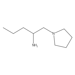 1-(Pyrrolidin-1-yl)pentan-2-amine Structure