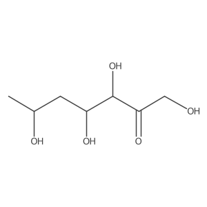 5,7-Dideoxy-L-xylo-2-heptulose结构式