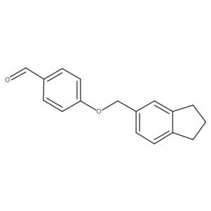 4-(Indan-5-ylmethoxy)benzaldehyde Structure