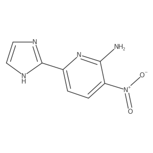 2-Amino-6-imidazolyl-3-nitropyridine Structure