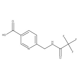 6-[(Trifluoroacetamido)methyl]pyridine-3-carboxylic acid结构式