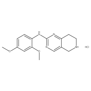 N-(2,4-Dimethoxyphenyl)-5,6,7,8-tetrahydropyrido[4,3-d]pyrimidin-2-amine;hydrochloride Structure