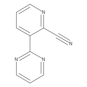 3-Pyrimidin-2-ylpyridine-2-carbonitrile结构式
