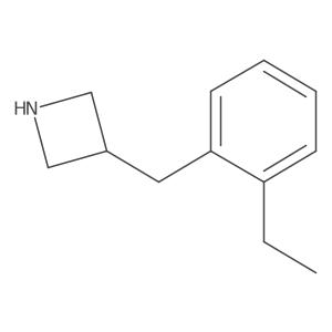 3-[(2-Ethylphenyl)methyl]azetidine Structure
