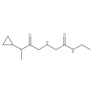 N-Cyclopropyl-2-[[2-(ethylamino)-2-oxoethyl]amino]-N-methylacetamide Structure