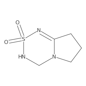 3H,4H,6H,7H,8H-2lambda6-pyrrolo[2,1-c][1,2,4,6]thiatriazine-2,2-dione Structure