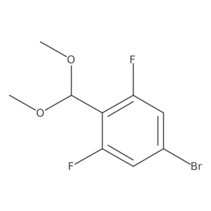 5-Bromo-2-(dimethoxymethyl)-1,3-difluorobenzene结构式