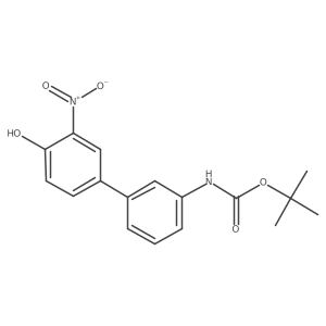 4-(3-BOC-Aminophenyl)-2-nitrophenol Structure