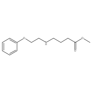 Methyl 4-[(2-phenoxyethyl)amino]butanoate结构式
