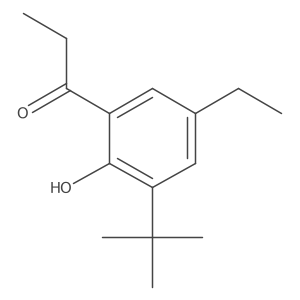 1-(3-Tert-butyl-5-ethyl-2-hydroxyphenyl)propan-1-one Structure