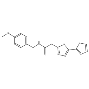 4-{2-[(2-chloro-4-fluorobenzyl)amino]-2-oxoethyl}-N-(4-fluorophenyl)-3-oxopiperazine-1-carboxamide Structure