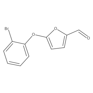 5-(2-Bromophenoxy)furan-2-carbaldehyde结构式