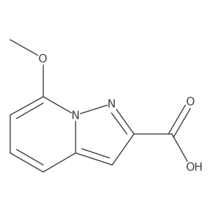 7-Methoxypyrazolo[1,5-a]pyridine-2-carboxylic acid结构式