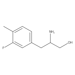2-Amino-3-(3-fluoro-4-methylphenyl)propan-1-ol Structure