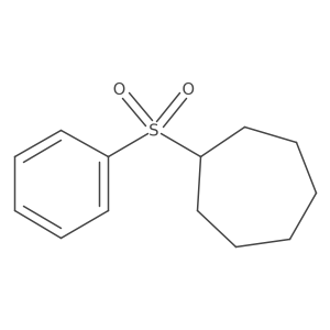 (Phenylsulfonyl)cycloheptane Structure