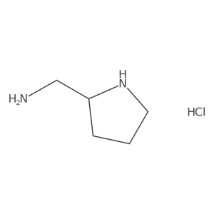 Pyrrolidin-2-ylmethanamine hydrochloride Structure
