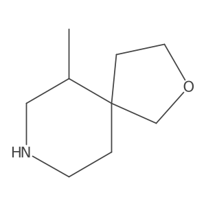 6-Methyl-2-oxa-8-azaspiro[4.5]decane结构式